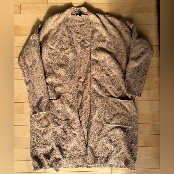 Eileen Fisher Organic Cotton Boucle Long Cardigan Size Medium - Picture 4 of 6